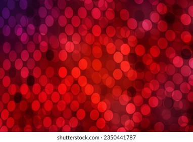 Arrière-plan Rouge foncé image vectorielle avec points. Décoration flou dans le style abstrait avec des bulles. Nouveau modèle pour votre album de marques.