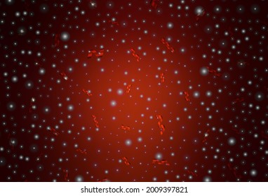 Dark Red vector backdrop in holiday style. Modern abstract Christmas mood shapes. Template for lettering, typography.