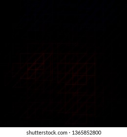 Dark Red vector backdrop with lines. Geometric abstract illustration with blurred lines. Template for your UI design.