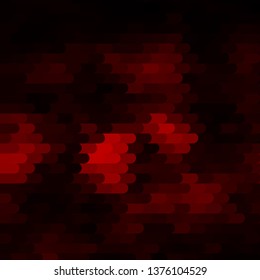 Dark Red vector backdrop with lines. Colorful gradient illustration with abstract flat lines. Smart design for your promotions.