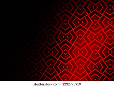 Dark Red vector backdrop with long lines. Blurred decorative design in simple style with lines. Pattern for websites, landing pages.