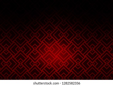 Dark Red vector backdrop with long lines. Lines on blurred abstract background with gradient. Best design for your ad, poster, banner.
