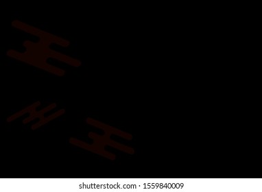 Dark Red vector backdrop with long lines. Modern geometrical abstract illustration with staves. Pattern for ads, posters, banners.