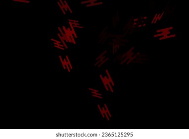 Dark Red vector backdrop with long lines. Lines on blurred abstract background with gradient. Best design for your ad, poster, banner.