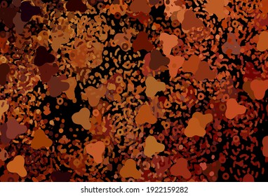 Dark Red vector backdrop with memphis shapes. Illustration with colorful gradient shapes in abstract style. Simple design for your web site.
