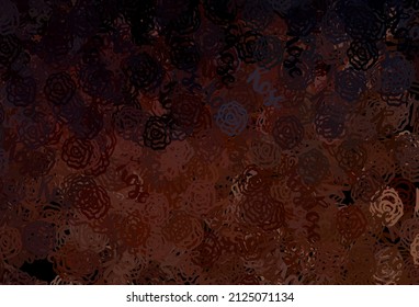 Dark Red vector backdrop with memphis shapes. Simple colorful illustration with abstract gradient shapes. Simple design for your web site.