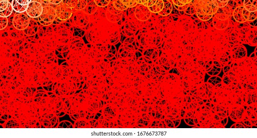 Dark Red vector backdrop with mystery symbols. Retro design in abstract style with witchcraft forms. Design for magic, spiritual events.