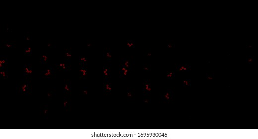 Dark Red vector backdrop with mystery symbols. Abstract illustration with gothic gradient shapes. Best design halloween events.