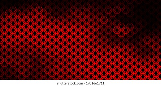 Dark Red vector backdrop with mystery symbols. Retro design in abstract style with witchcraft forms. Simple base for your occult design.