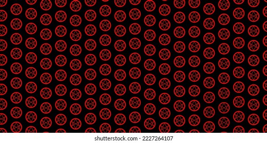 Dark Red vector backdrop with mystery symbols. Retro design in abstract style with witchcraft forms. Background for esoteric, mystic designs.