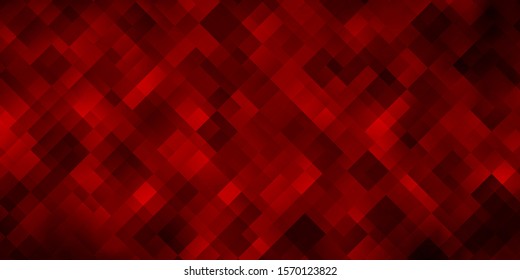 Dark Red vector backdrop with rectangles. Colorful illustration with gradient rectangles and squares. Pattern for busines booklets, leaflets