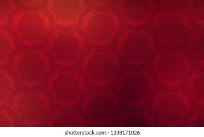 Dark Red vector backdrop with wry lines. A shining illustration, which consists of curved lines. A completely new design for your business.