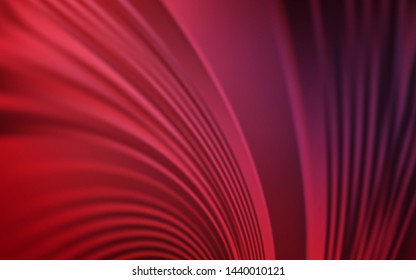 Dark Red vector backdrop with wry lines. Colorful abstract illustration with gradient lines. Elegant pattern for a brand book.