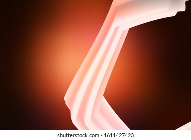 Dark Red vector backdrop with wry lines. Colorful illustration in abstract style with gradient. A new texture for your  ad, booklets, leaflets.