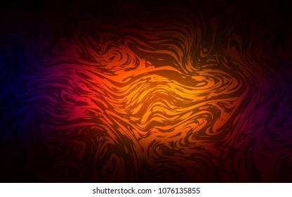 Dark Red vector background with abstract circles. An elegant bright illustration with gradient. Marble design for your web site.