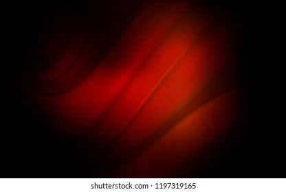 Dark Red vector background with abstract circles. Colorful abstract illustration with gradient lines. New composition for your brand book.