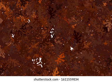 Dark Red vector background with abstract shapes. Modern abstract illustration with colorful random forms. Best smart design for your business.