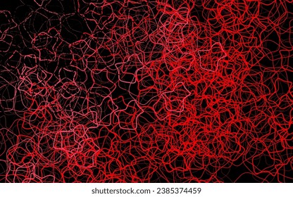 Dark Red vector background with abstract shapes. Colorful chaotic forms with gradient in modern style. Best smart design for your business.