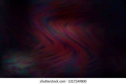 Dark Red vector background with astronomical stars. Space stars on blurred abstract background with gradient. Smart design for your business advert.