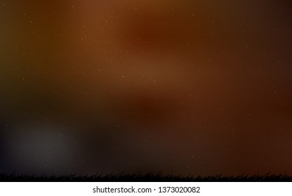 Dark Red vector background with astronomical stars. Shining colored illustration with bright astronomical stars. Pattern for astronomy websites.