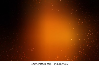 Dark Red vector background with astronomical stars. Shining colored illustration with bright astronomical stars. Template for cosmic backgrounds.