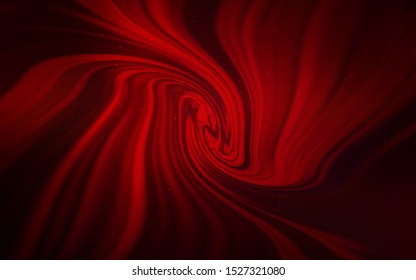 Dark Red vector background with astronomical stars. Space stars on blurred abstract background with gradient. Template for cosmic backgrounds.