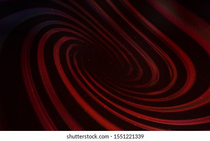 Dark Red vector background with astronomical stars. Glitter abstract illustration with colorful cosmic stars. Pattern for astrology websites.