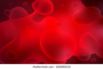 Dark Red vector background with bent ribbons. Shining illustration, which consist of blurred lines, circles. Pattern for your business design.