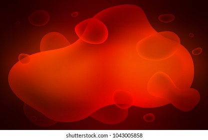 Dark Red vector background with bent lines. Creative illustration in halftone memphis style with gradient. A new texture for your  ad, booklets, leaflets.