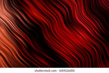 Dark Red vector background with bent ribbons. Geometric illustration in marble style with gradient.  Marble design for your web site.