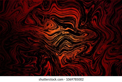 Dark Red vector background with bent ribbons. A vague circumflex abstract illustration with gradient. New composition for your brand book.