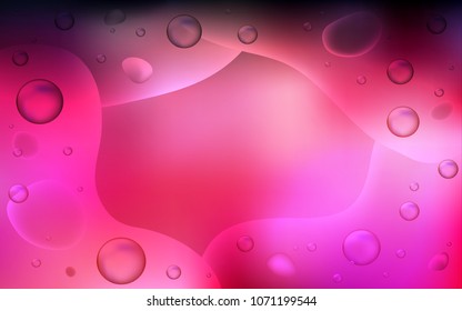Dark Red vector background with bent ribbons. Geometric illustration in memphis style with gradient.  Pattern for your business design.