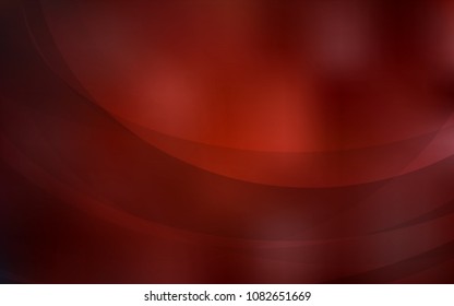Dark Red vector background with bent ribbons. A vague circumflex abstract illustration with gradient. A completely new template for your business design.