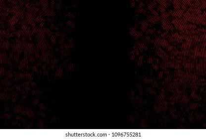 Dark Red vector background with bent lines. Geometric illustration in marble style with gradient.  New composition for your brand book.