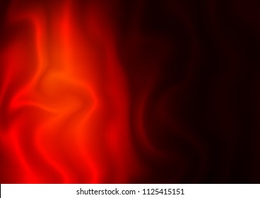 Dark Red vector background with bent lines. Colorful abstract illustration with gradient lines. A completely new template for your business design.