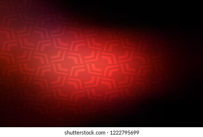 Dark Red vector background with bent ribbons. A completely new color illustration in marble style. New composition for your brand book.