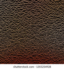 Dark Red vector background with bent lines. Illustration in abstract style with gradient curved.  Pattern for booklets, leaflets.