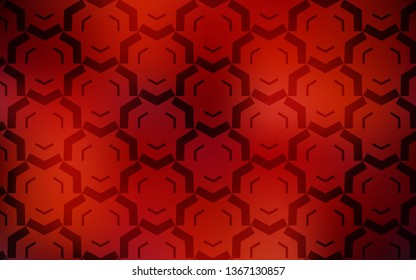 Dark Red vector background with bent lines. A sample with colorful lines, shapes. Abstract design for your web site.