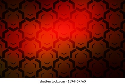 Dark Red vector background with bent lines. Modern gradient abstract illustration with bandy lines. A new texture for your  ad, booklets, leaflets.