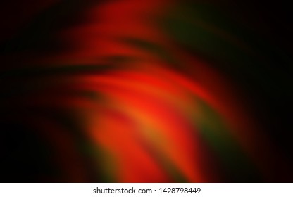 Dark Red vector background with bent lines. Glitter abstract illustration with wry lines. A completely new template for your design.