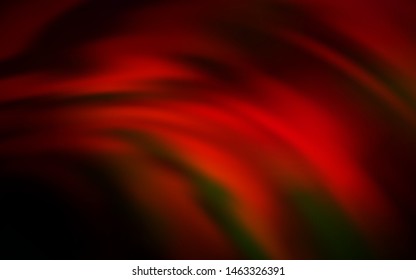 Dark Red vector background with bent lines. An elegant bright illustration with gradient. New composition for your brand book.