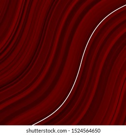 Dark Red vector background with bent lines. Colorful illustration in abstract style with bent lines. Pattern for booklets, leaflets.