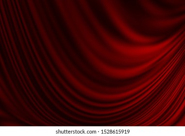 Dark Red vector background with bent lines. Modern gradient abstract illustration with bandy lines. Brand new design for your ads, poster, banner.