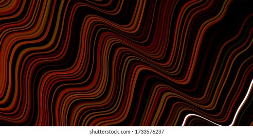 Dark Red vector background with bent lines. Brand new colorful illustration in simple style. The best colorful design for your business.