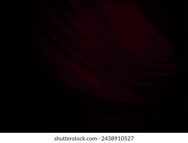 Dark Red vector background with bent ribbons. Creative geometric illustration in marble style with gradient. A new texture for your  ad, booklets, leaflets.