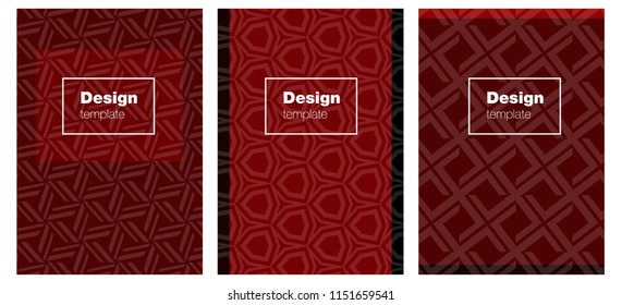 Dark Red vector background for books. Blurred decorative design in abstract style with textbox. Pattern notebooks, journals.