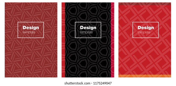 Dark Red vector background for books. Web interface on abstract background with colorful gradient. Pattern notebooks, journals.