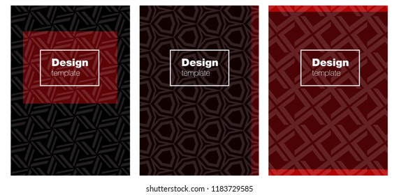 Dark Red vector background for books. Modern abstract design concept with colorful gradient. Design for cover of books, notepads.