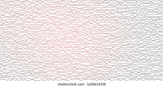 Dark Red vector background with bows. Abstract gradient illustration with wry lines. Pattern for ads, commercials.