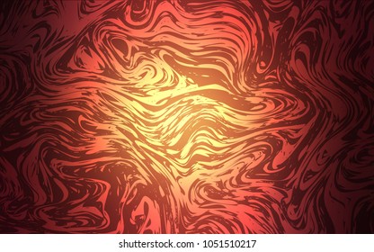 Dark Red vector background with bubble shapes. Geometric illustration in marble style with gradient.  Pattern for your business design.